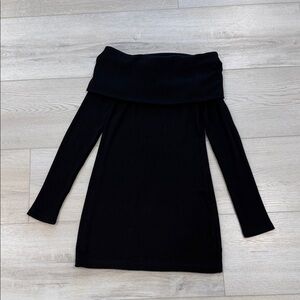 Enza Costa Black Long Sleeve Dress